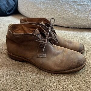 Trask Brady brown leather chukka boot Men's 9‎